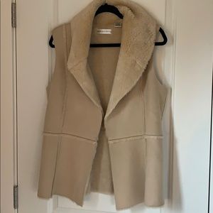 Dana Buchman Faux Fur Vest